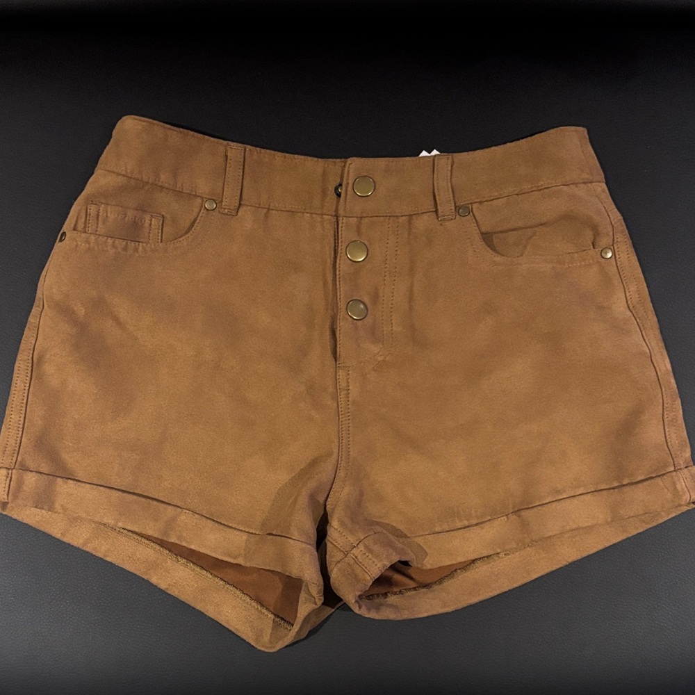 Hollister High Waist Tan Women's Shorts